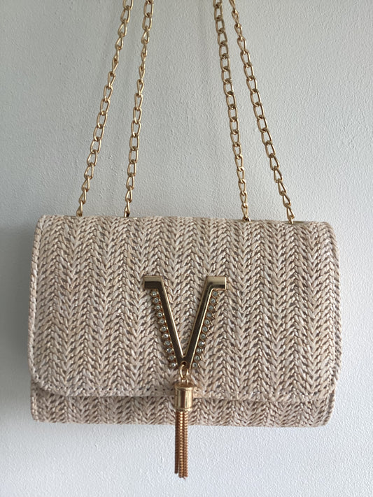 Stylish Straw Woven Crossover Bag