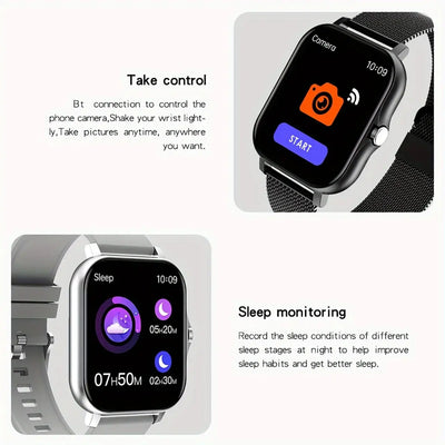 2024 NEW SmartWatch Android Phone 1.44" Color Screen Full Touch Custom Dial Smart Watch Women Bluetooth Call Smart Watch Men