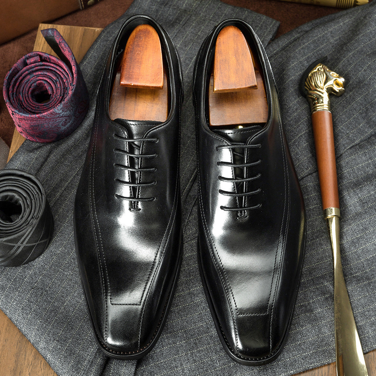 Leather Oxford Shoes Men's Shoes FREE DELIVERY 4-9 DAYS